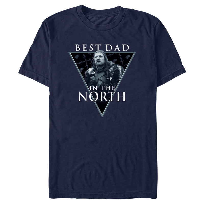 Men's Game of Thrones Ned Stark Best Dad in the North T-Shirt