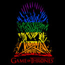 Junior's Game of Thrones Rainbow Iron Throne T-Shirt