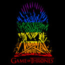 Women's Game of Thrones Rainbow Iron Throne T-Shirt