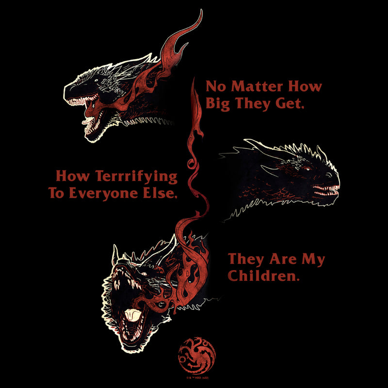 Men's Game of Thrones Dragons No Matter What They are my Children T-Shirt