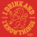 Women's Game of Thrones I Drink and I Know Things College Logo Racerback Tank Top