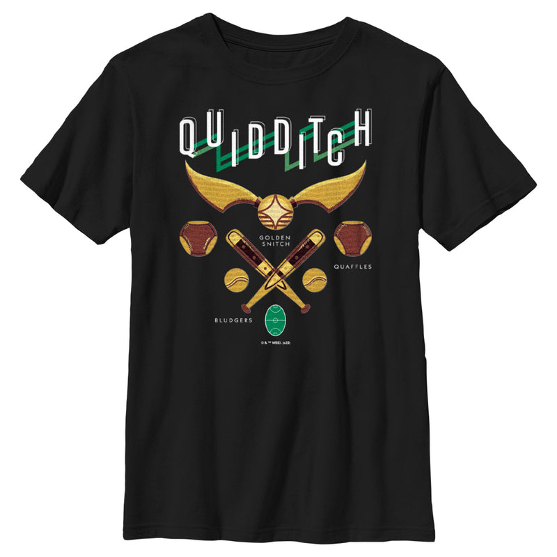 Boy's Harry Potter Quidditch Elements T-Shirt