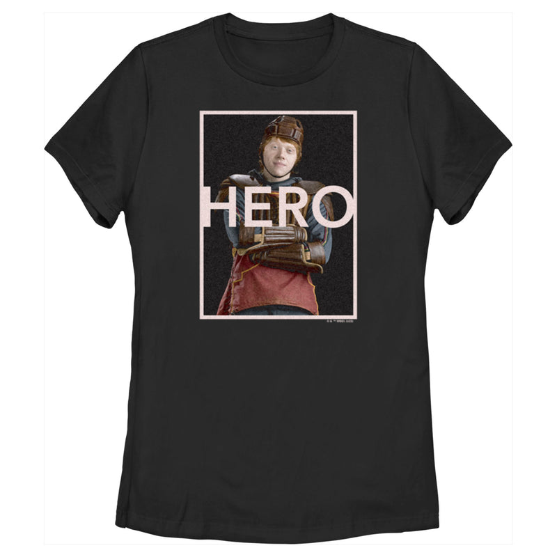 Women's Harry Potter Ron Weasley Quidditch Hero T-Shirt