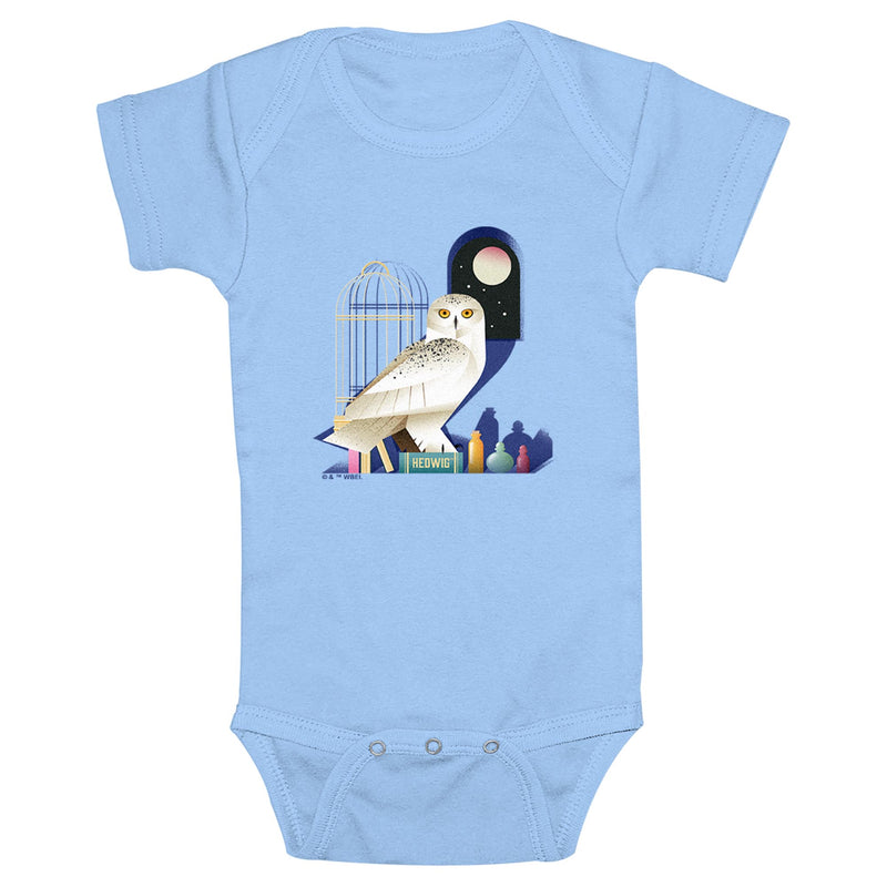 Infant's Harry Potter Hedwig Abstract Portrait Onesie