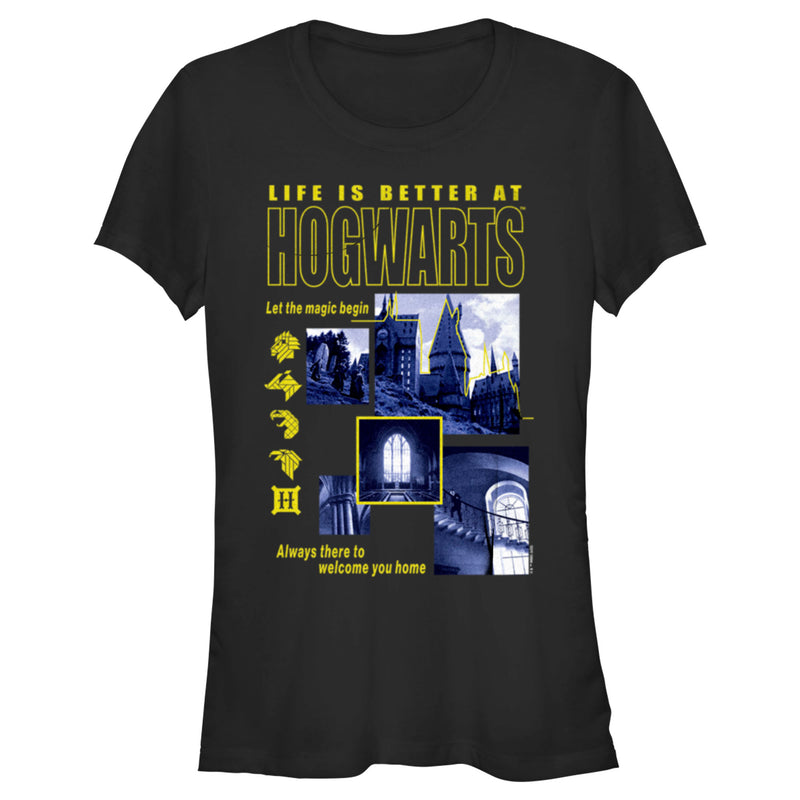 Junior's Harry Potter Life is Better at Hogwarts T-Shirt