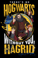 Boy's Harry Potter No Hogwarts Without Hagrid T-Shirt