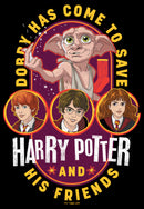 Men's Harry Potter Dobby Has Come to Save Cartoon T-Shirt