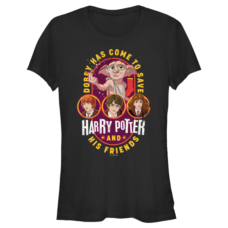 Junior's Harry Potter Dobby Has Come to Save Cartoon T-Shirt