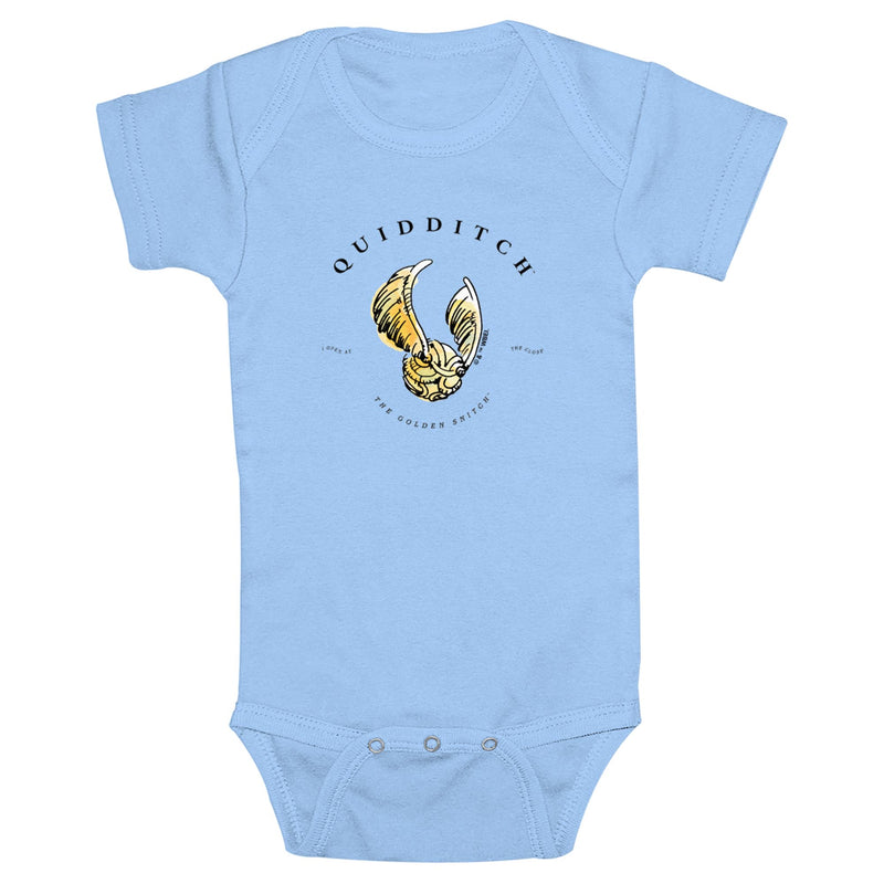 Infant's Harry Potter Quidditch The Golden Snitch Onesie
