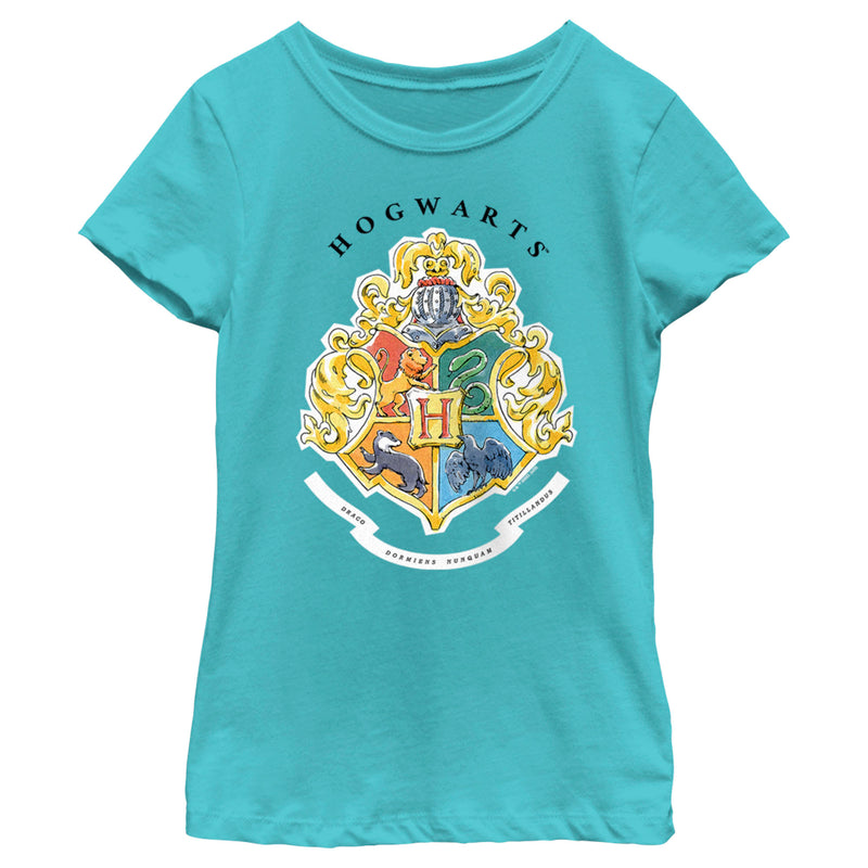 Girl's Harry Potter Hogwarts Crest T-Shirt