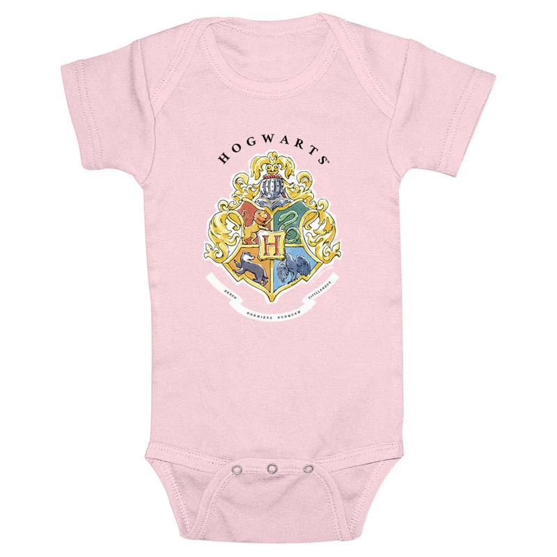 Infant's Harry Potter Hogwarts School Crests Onesie