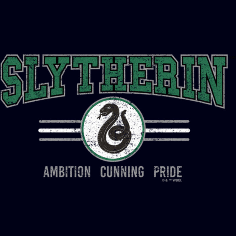 Women's Harry Potter Distressed Slytherin Traits T-Shirt