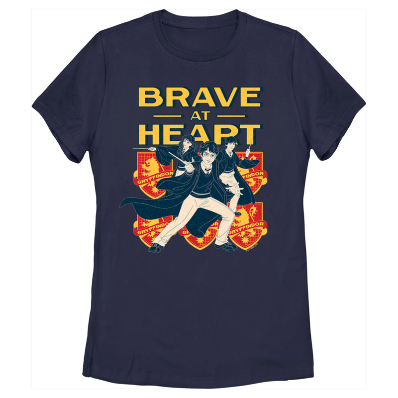 Women's Harry Potter Gryffindor Brave at Heart T-Shirt