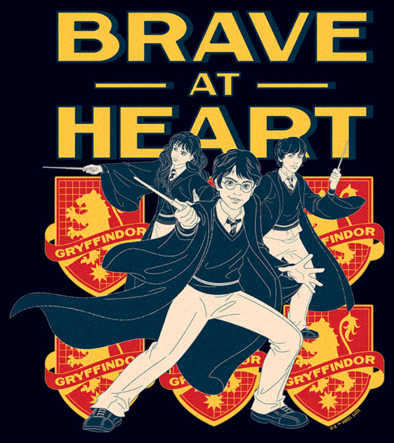 Women's Harry Potter Gryffindor Brave at Heart T-Shirt