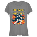 Junior's Harry Potter Gryffindor Brave at Heart T-Shirt