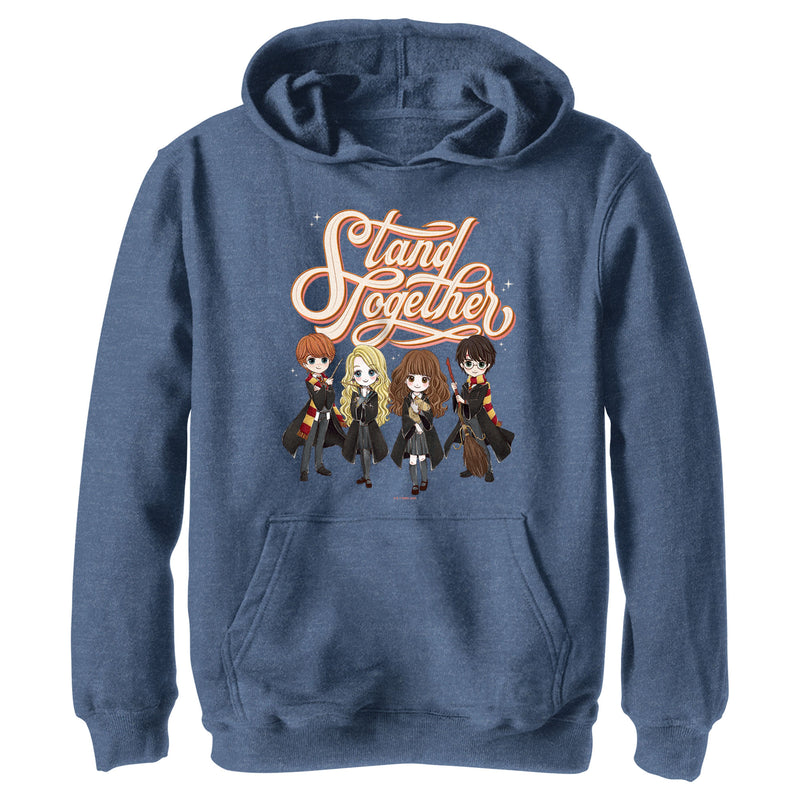 Boy's Harry Potter Stand Together Anime Friends Pull Over Hoodie