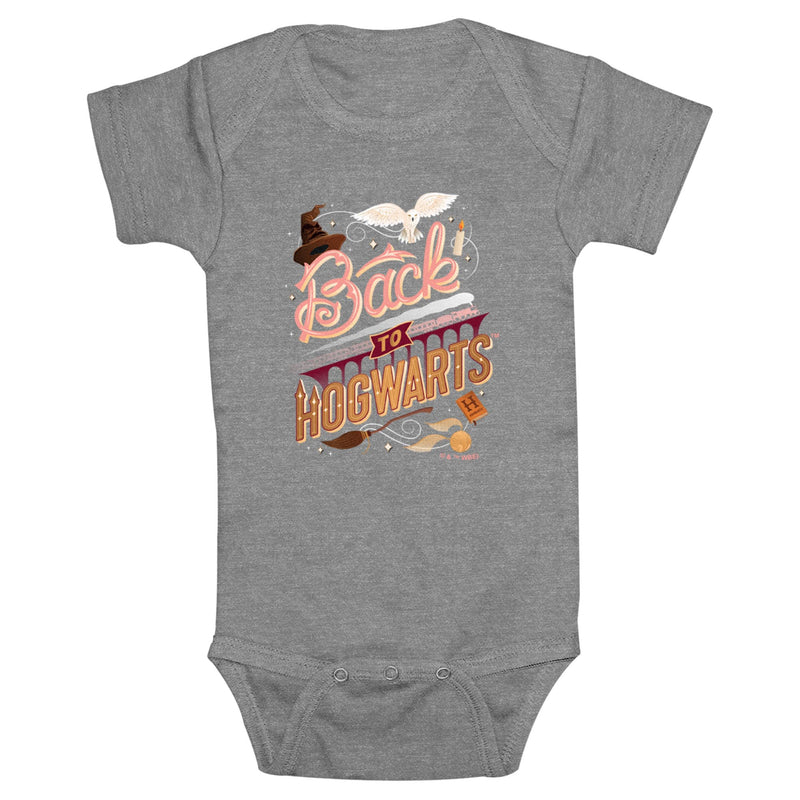 Infant's Harry Potter Back to Hogwarts Icons Onesie