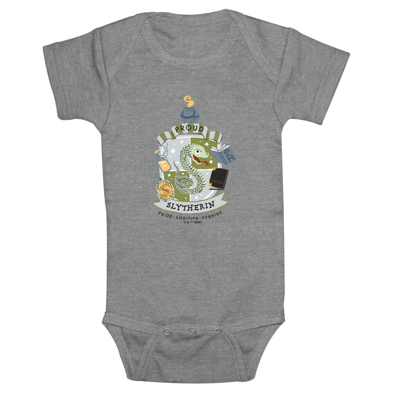 Infant's Harry Potter Proud Slytherin Snake Onesie