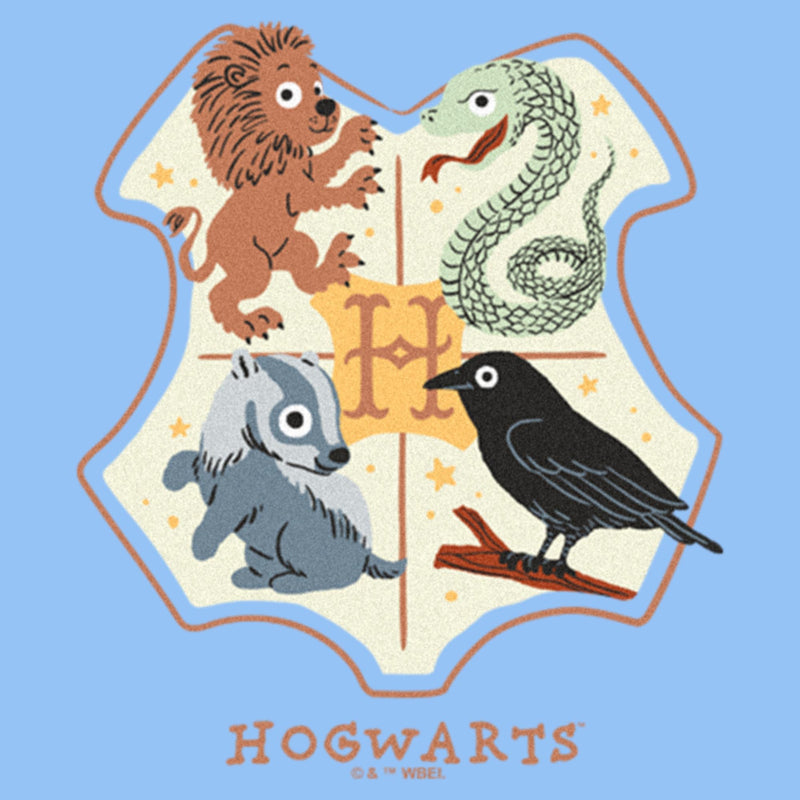 Infant's Harry Potter Cartoon Hogwarts Crest Onesie