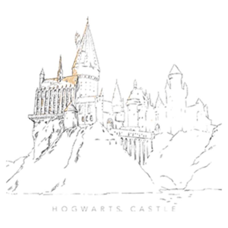 Infant's Harry Potter Hogwarts Castle Landscape Sketch Onesie