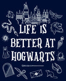 Boy's Harry Potter Life is Better at Hogwarts Icons T-Shirt