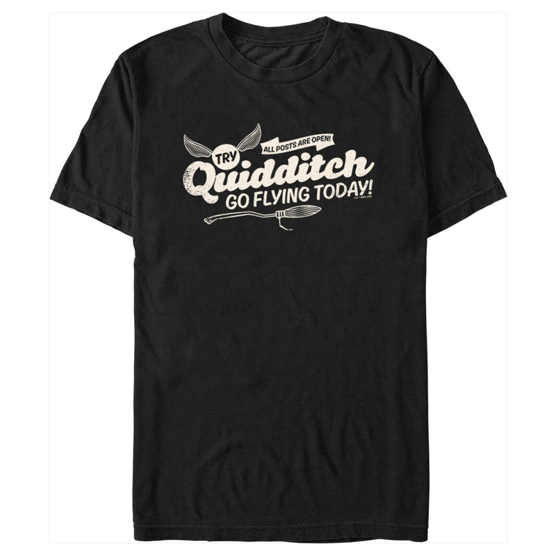 Men's Harry Potter Quidditch Go Flying Today T-Shirt