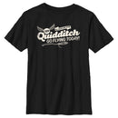 Boy's Harry Potter Quidditch Go Flying Today T-Shirt