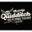 Junior's Harry Potter Quidditch Go Flying Today Racerback Tank Top