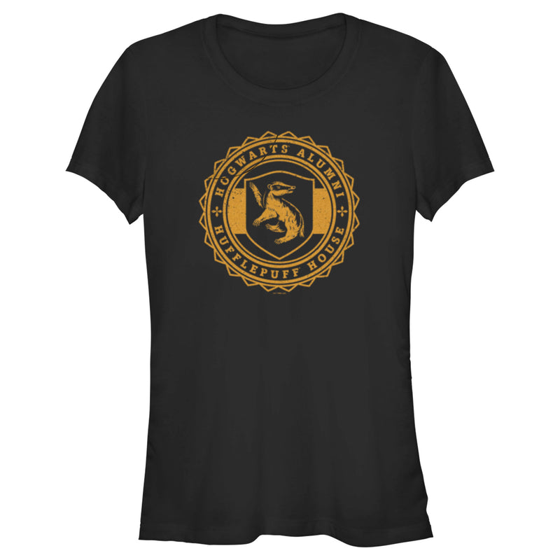 Junior's Harry Potter Hogwarts Alumni Hufflepuff House T-Shirt