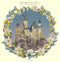 Men's Harry Potter Floral Wreath Hogwarts T-Shirt