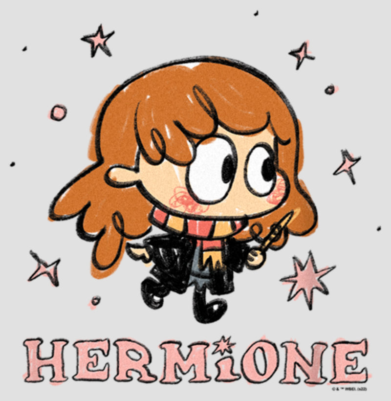 Women's Harry Potter Hermione Starry Cartoon Racerback Tank Top