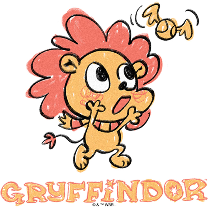 Toddler's Harry Potter Gryffindor Cute Lion T-Shirt