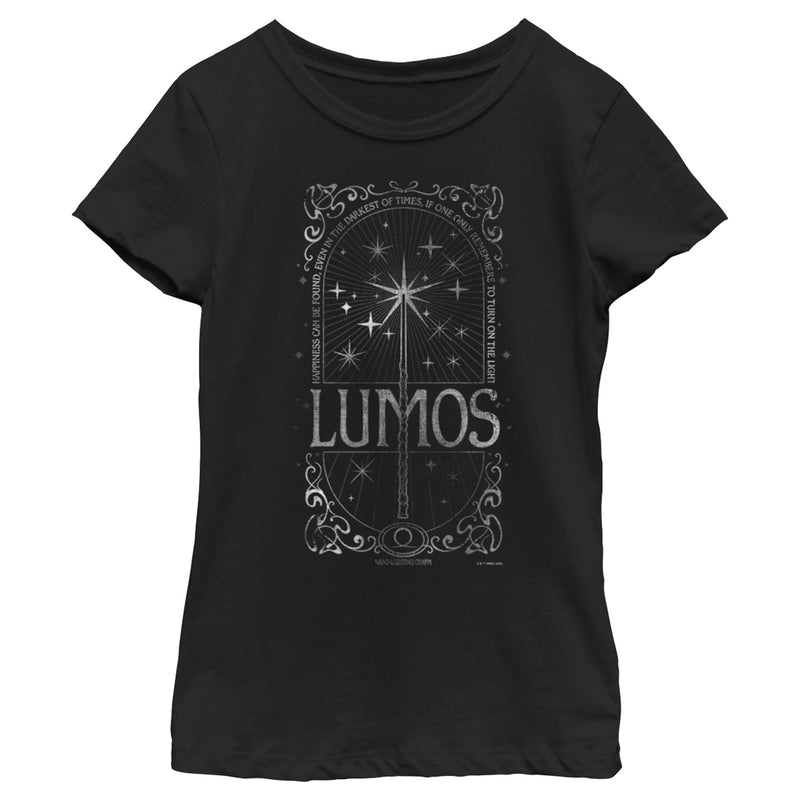 Girl's Harry Potter Lumos Happiness Spell T-Shirt