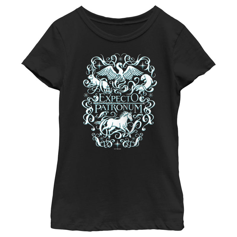 Girl's Harry Potter Expecto Patronum Animals T-Shirt