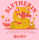 Girl's Harry Potter Cute Slytherin Snake T-Shirt