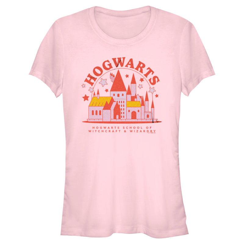 Junior's Harry Potter Cute Starry Hogwarts T-Shirt