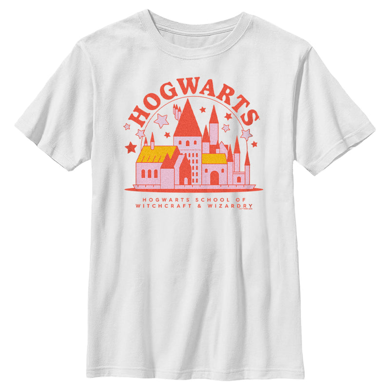Boy's Harry Potter Cute Starry Hogwarts T-Shirt