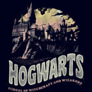Men's Harry Potter Distressed Hogwarts Circle T-Shirt