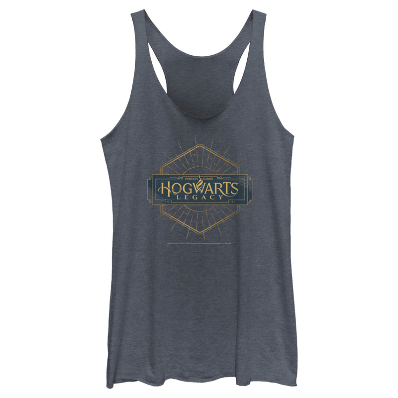 Women's Hogwarts Legacy Small Art Deco Logo Racerback Tank Top