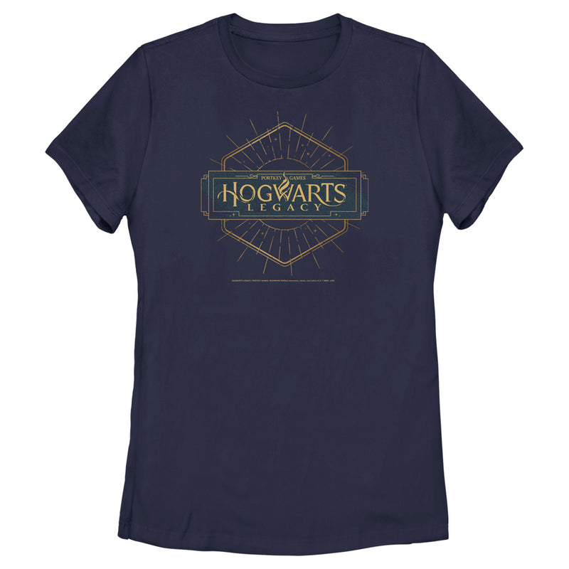 Women's Hogwarts Legacy Small Art Deco Logo T-Shirt