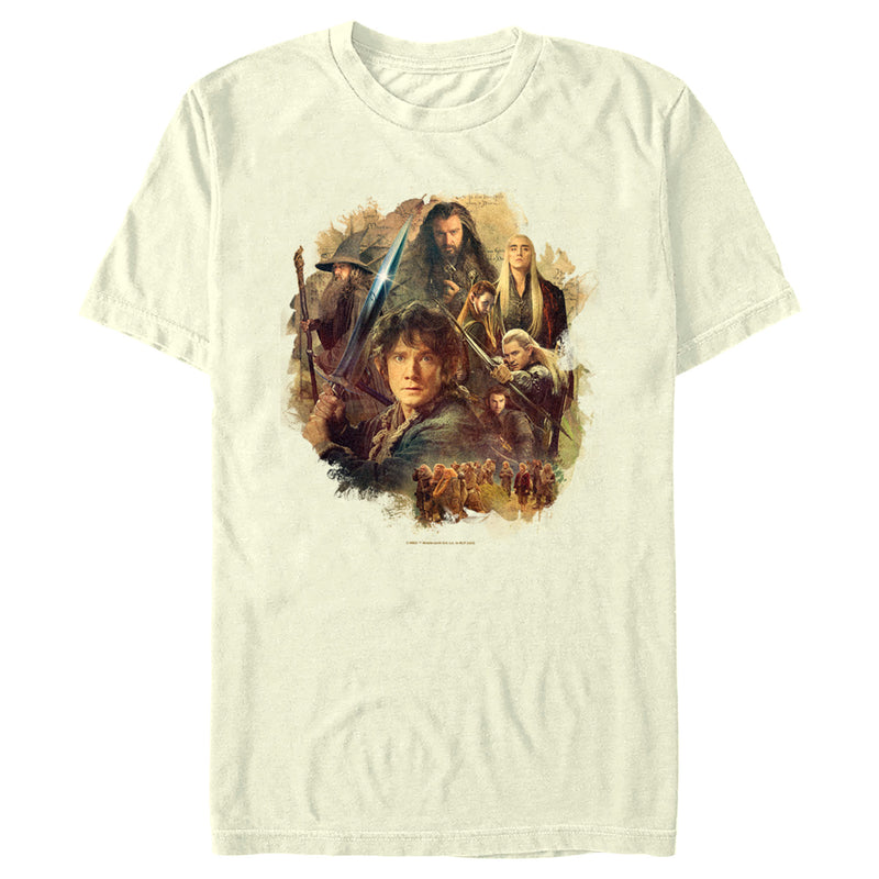 Men's The Hobbit: The Desolation of Smaug Character Poster T-Shirt