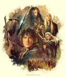 Men's The Hobbit: The Desolation of Smaug Character Poster T-Shirt