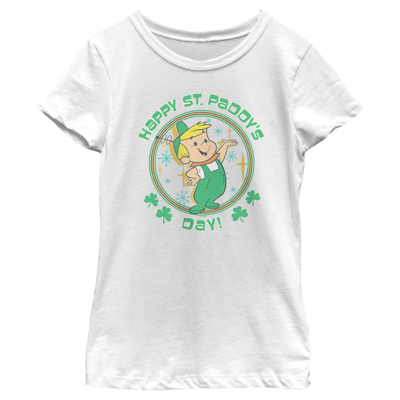 Girl's The Jetsons Elroy Happy St. Paddy's Day T-Shirt