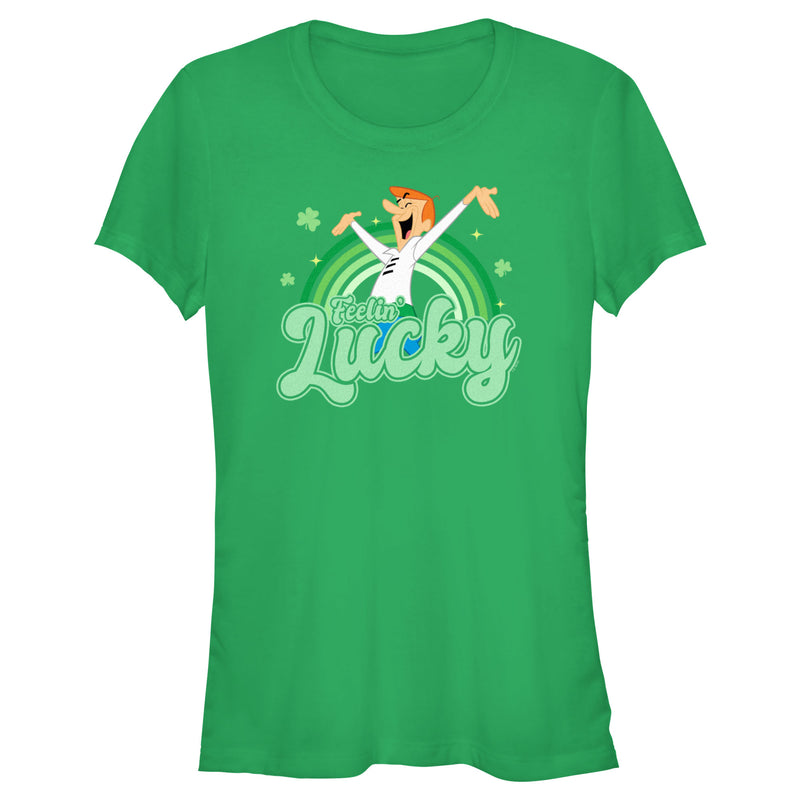 Junior's The Jetsons George Feelin' Lucky T-Shirt