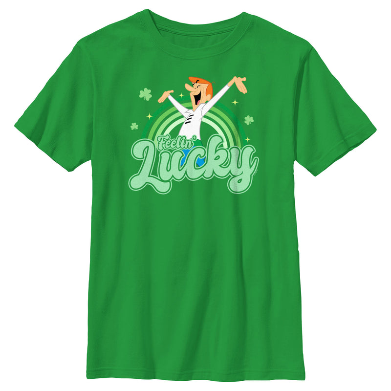 Boy's The Jetsons George Feelin' Lucky T-Shirt