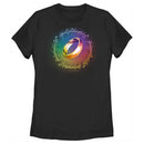 Women's The Lord of the Rings Fellowship of the Ring Rainbow Ring T-Shirt