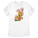 Women's Looney Tunes Easter Bunny Tweety T-Shirt