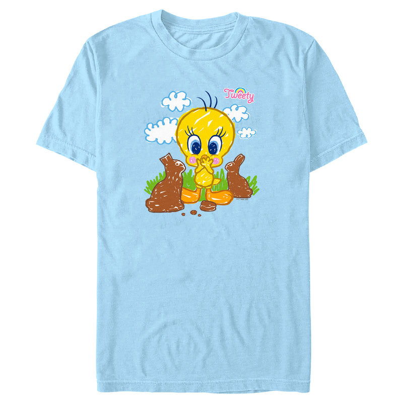 Men's Looney Tunes Tweety and Chocolate Bunnies T-Shirt