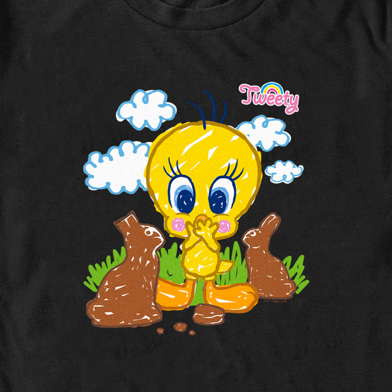 Men's Looney Tunes Tweety and Chocolate Bunnies T-Shirt