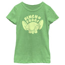 Girl's Pinky and the Brain Distressed Pinch Proof Brain Face T-Shirt